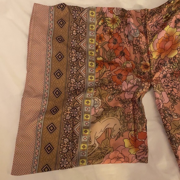 SOLD OUT Pink Bohemian Floral Maxi Duster Kimono Wrap Robe - Picture 16 of 16